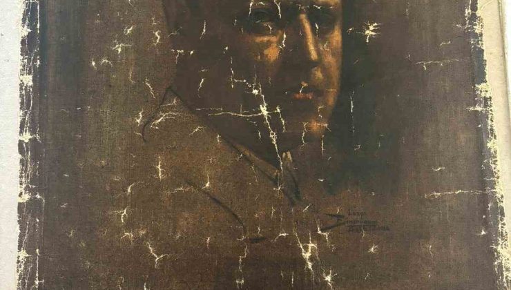 Ressam Lazar Binenbaum’a ait Benito Mussolini tablosu Türkiye’de sergileniyor