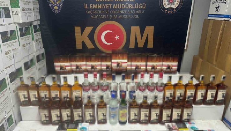 Bursa’da 2024 yılında 9 bin 865 litre sahte alkol ele geçirildi