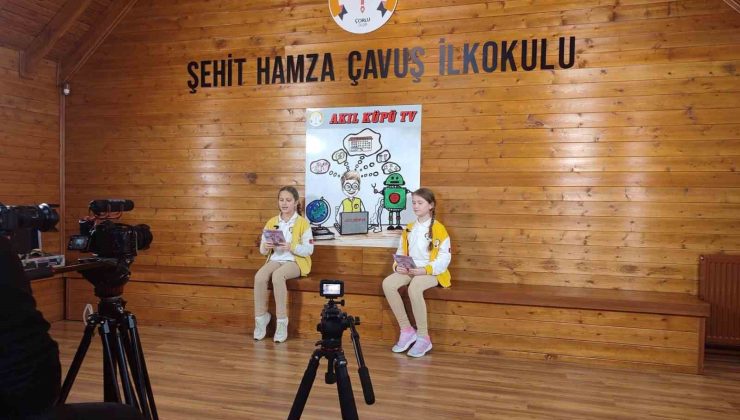 İlkokul öğrencilerinden örnek proje Akıl Küpü TV