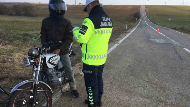 Tekirdağ’da kurallara uymayan motosikletlilere ceza yağdı