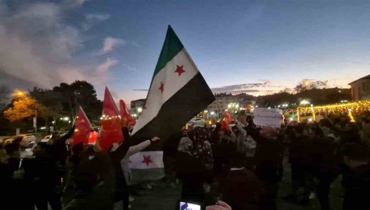 Tekirdağ’da Suriyelilerden zafer kutlaması