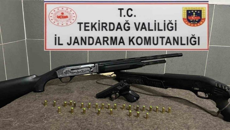 Tekirdağ’da uyuşturucu ve silah ele geçirildi