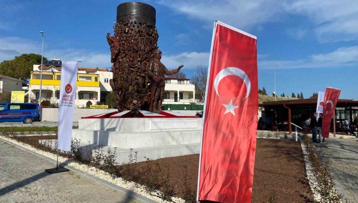 110 yıllık Çanakkale ruhunu hissettiren anıt