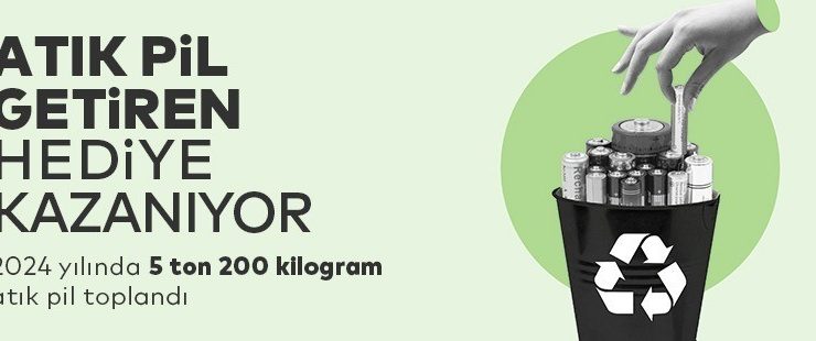 Ataşehirliler atık pilleri toplayıp hediyeler kazanıyor