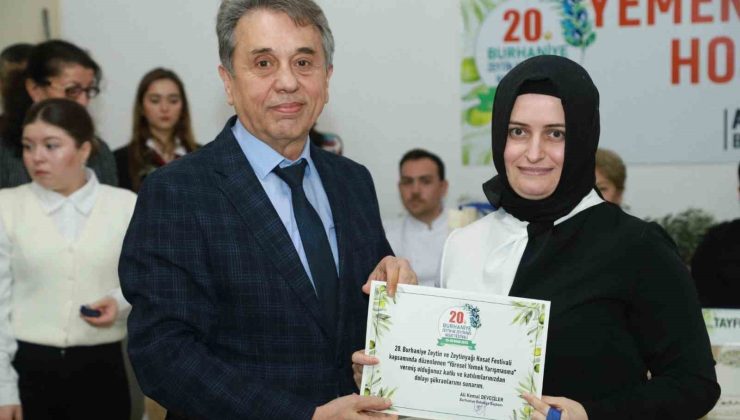 Balıkesir’de zeytinyağlı yemekler yarıştı