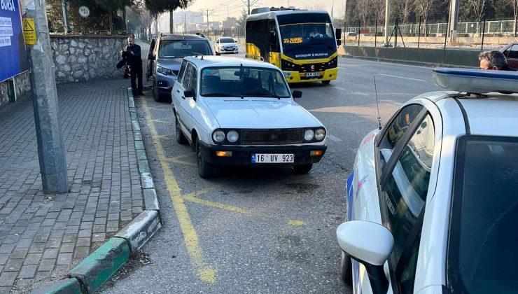 Bursa’da otomobil hırsızı 24 saat geçmeden çaldığı araçla yakalandı