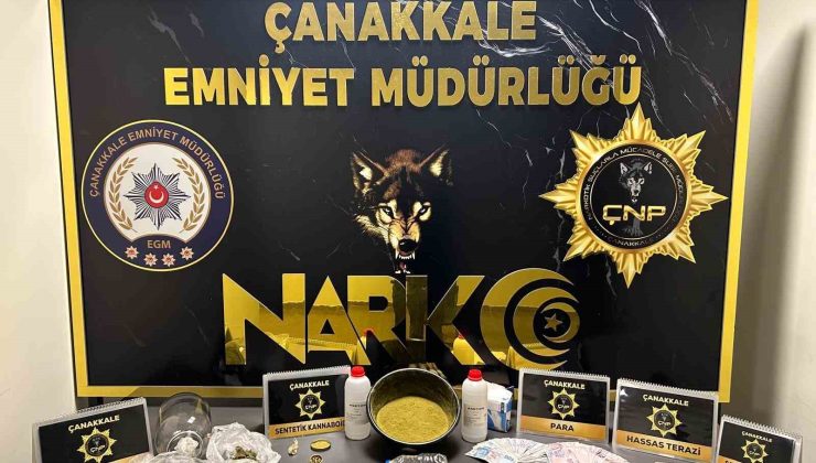 Çanakkale’de uyuşturucu operasyonuna 1 tutuklama