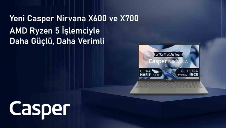 Casper Nirvana X600 ve X700, AMD Ryzen 5 işlemciyle güçlendirildi