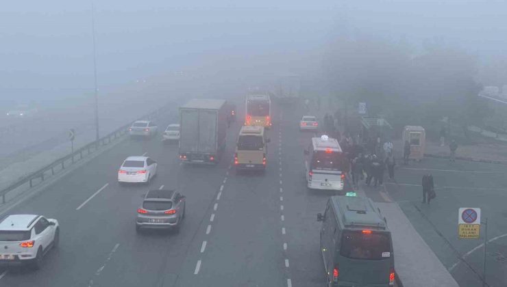 İstanbul’da sis etkili oldu, görüş mesafesi düştü