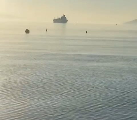 Kumla açıklarındaki gemiden amonyak kokusu yayıldığı iddiası