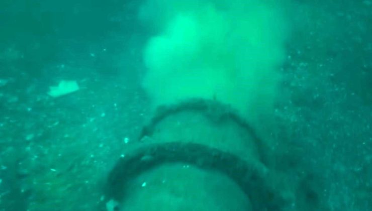 Müsilajın yeniden görüldüğü Marmara Denizi’ne İBB tarafından deşarj edilen kanalizasyon görüntülendi