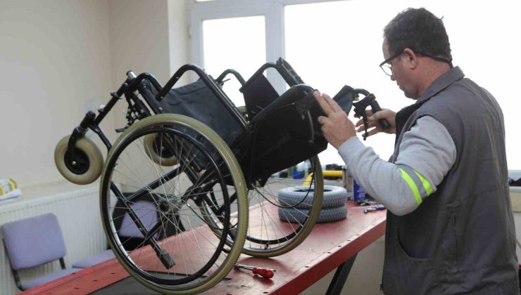 Nilüfer’de tekerlekli sandalye tamir hizmetine büyük ilgi