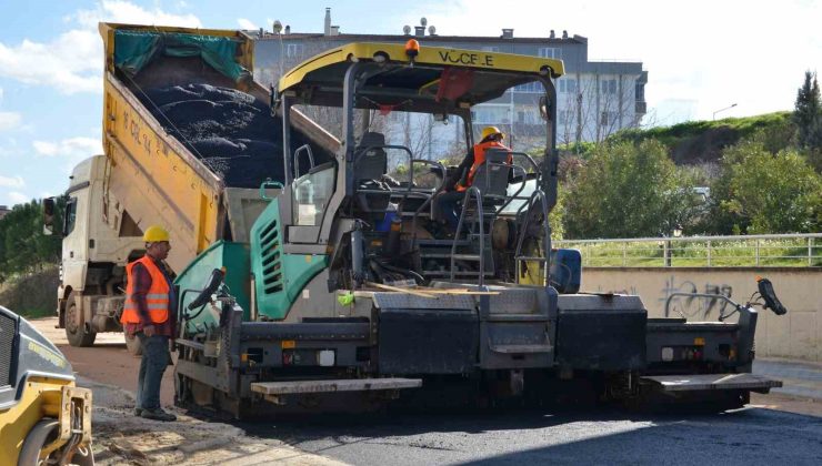 Tarihi projede asfalt çalışmaları hız kazandı