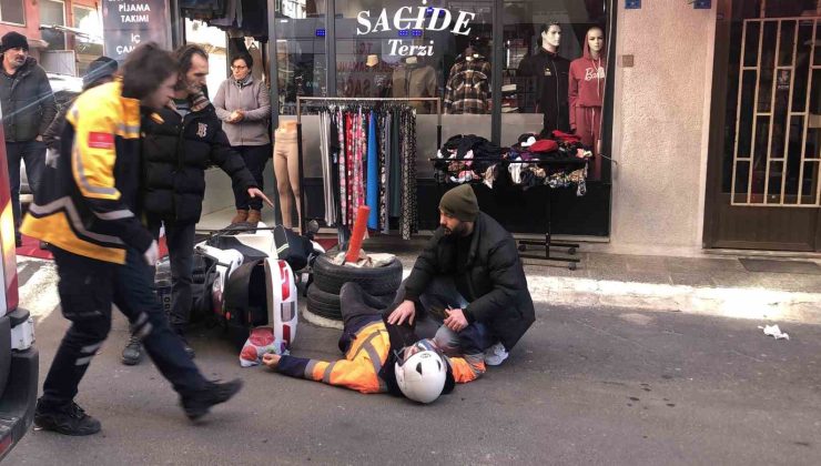 Çorlu’da trafik kazası: 1 yaralı