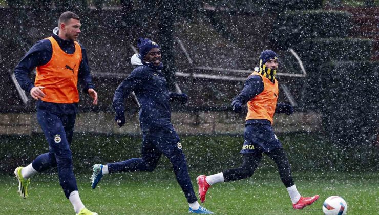 Fenerbahçe’de, Alanyaspor maçı hazırlıkları başladı