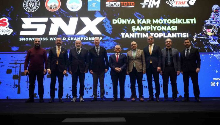 FIM Dünya Kar Motosikleti Şampiyonası tanıtım toplantısı gerçekleştirildi