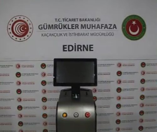 Kapıkule’de lazer epilasyon cihazı ele geçirildi