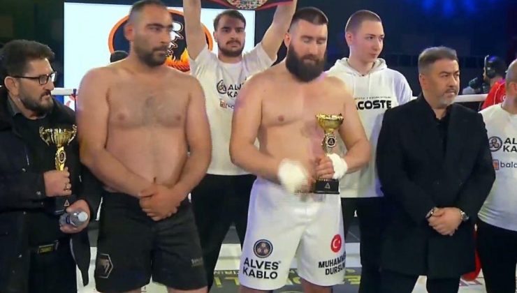 Muhammed Dursun, altın kemeri nakavtla kazandı