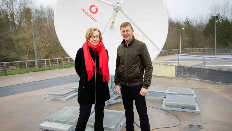 Vodafone, kapsama alanı olmayan bölgeden uzay video görüşmesi gerçekleştirdi