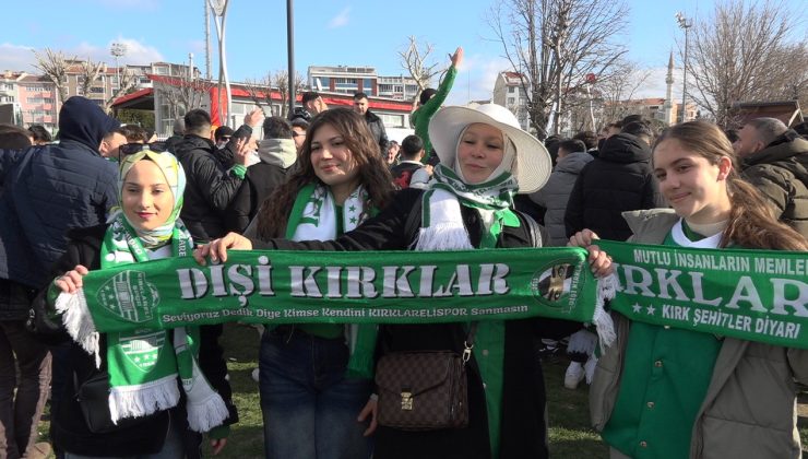 Yüzlerce Kırklarelispor taraftarı Beşiktaş deplasmanına gitti