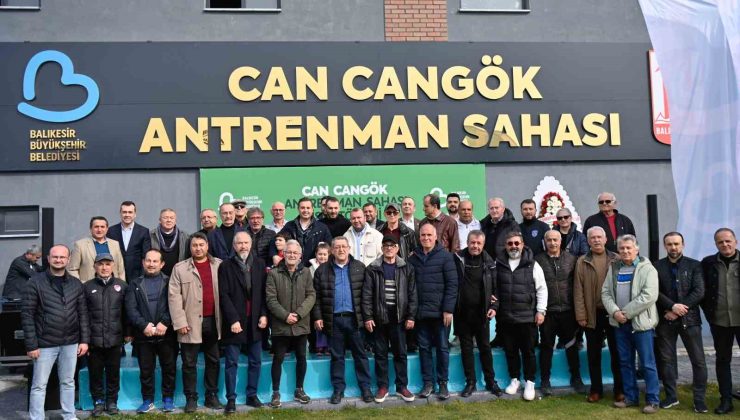 Balıkesirspor’un efsane ismi Can Cangök’ün adı antrenman sahasında yaşayacak
