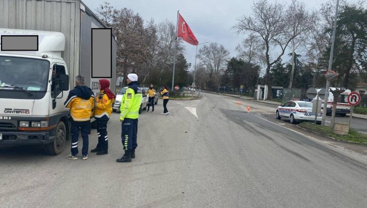 Kırklareli’nde 307 sürücü hakkında işlem yapıldı