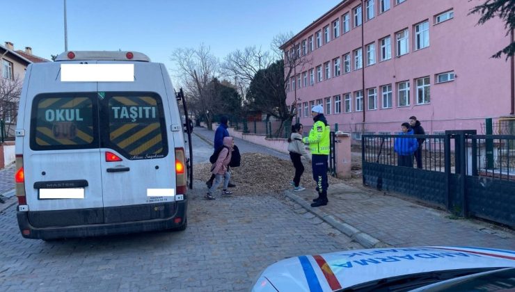 Kırklareli’nde okul servisleri denetlendi