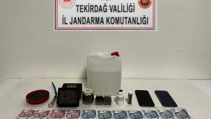 Tekirdağ’da uyuşturucu operasyonu