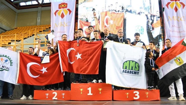 5 kıtadan okulların katıldığı olimpiyatlarda İzmit MTAL, 4 kupa ile döndü
