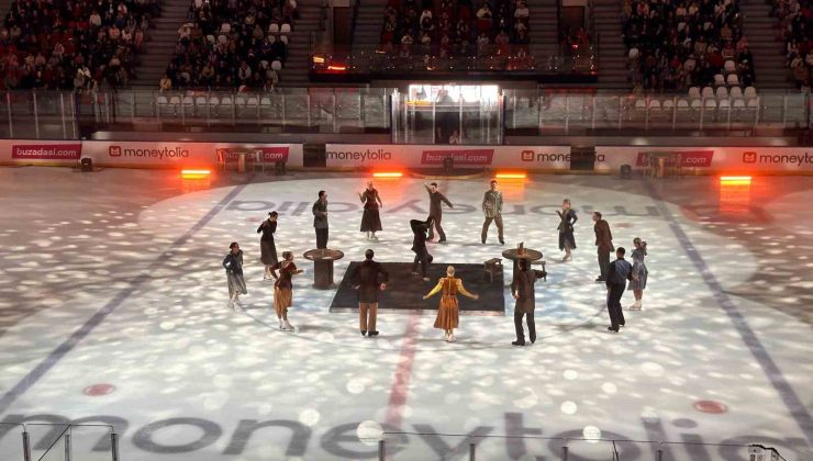 Cinderella on Ice gösterisinin ilki, Zeytinburnu Buz Adası’nda seyirciyle buluştu