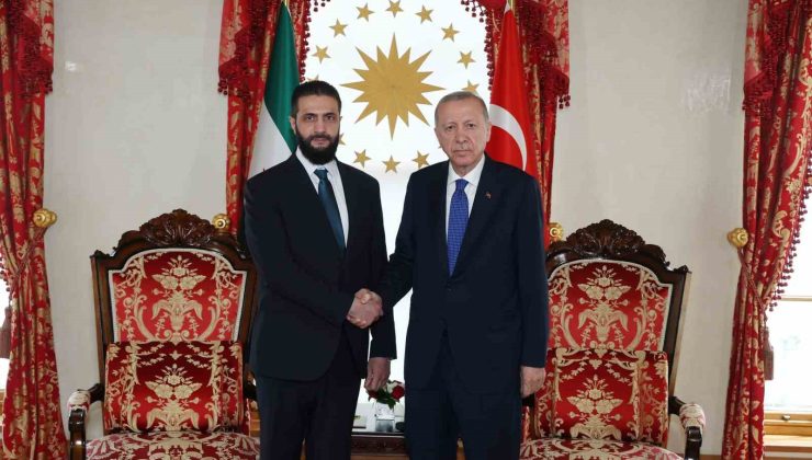 Cumhurbaşkanı Recep Tayyip Erdoğan, Suriye Devlet Başkanı Ahmed Şara ile Dolmabahçe’de bir araya geldi.