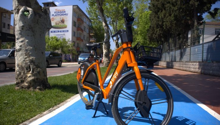 Elektirikli bisiklet Tripy’lere bahar indirimi: Dakika ücreti 2 TL
