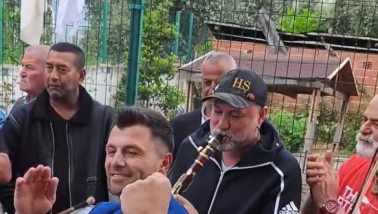 Hüsnü Şenlendirici İznik’te arkadaşının düğününe katıldı