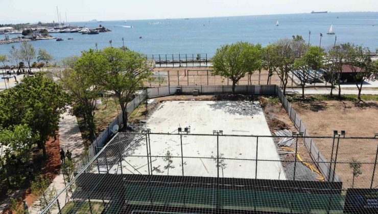 Kadıköy Kalamış Park’ını betona boğdular: Halk isyan etti