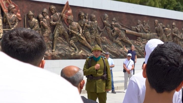Şehitler Abidesi’nde Müzeler Haftası’na özel anlamlı gösteri