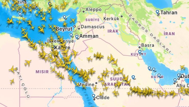 Katar hava sahasının kapanmasıyla uçaklar Türkiye’ye yönlendirildi