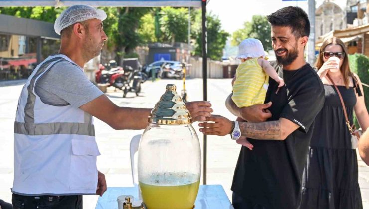 Beşiktaş’ta sıcak havalara karşı serinleme noktaları kuruldu