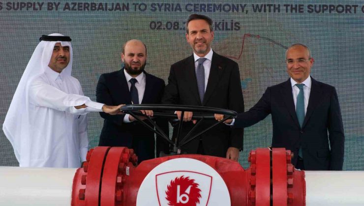 Azerbaycan gazının Türkiye üzerinden Suriye’ye ihracatı başladı