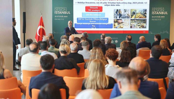 Bakan Bolat: “Mobilya sektöründe 2024 yılı itibarıyla 4,5 milyar dolar ihracat gerçekleşti”