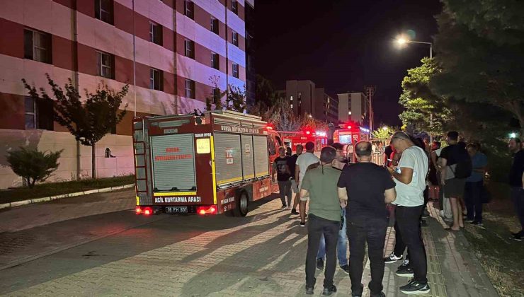 Bursa’da öğrenci yurdunda çıkan yangın söndürüldü