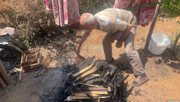 Bursa’daki yangında 300 kovan arı telef oldu