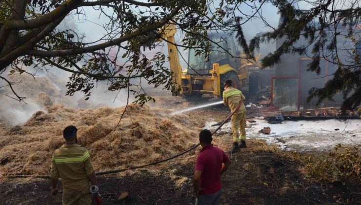 Keşan’da anız yangını akaryakıt istasyonuna metreler kala kontrol altına alındı