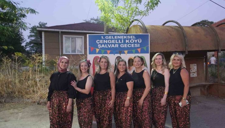 Lüleburgaz’da “Şalvar Gecesi” renkli görüntülere sahne oldu