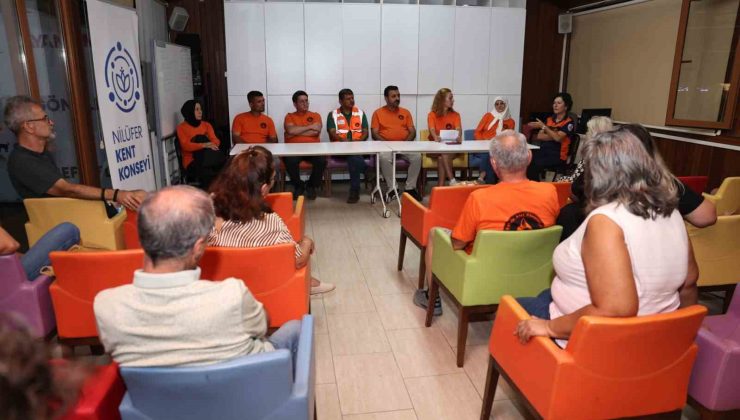 Nilüfer’de afetlere karşı alınabilecek tedbirler konuşuldu