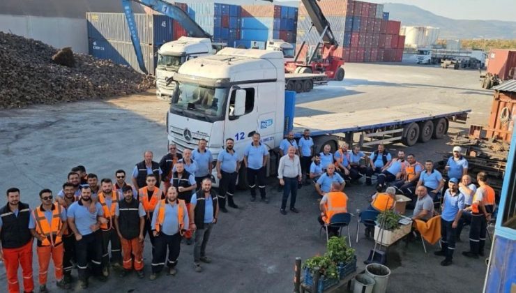 Roda Limanı’nda iş bırakma eylemi