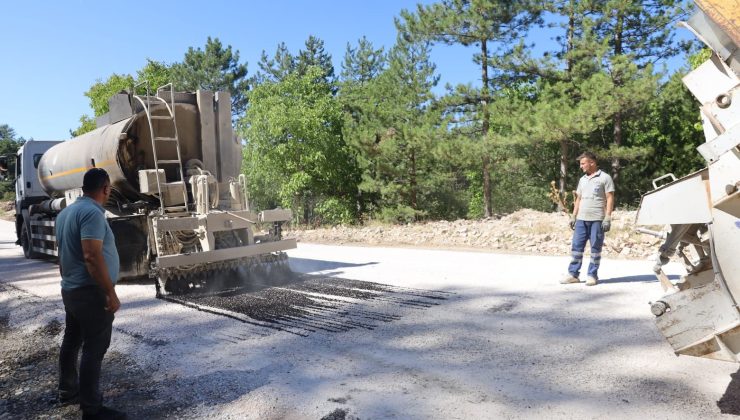 Dağ ilçelerinde ulaşıma konfor geldi