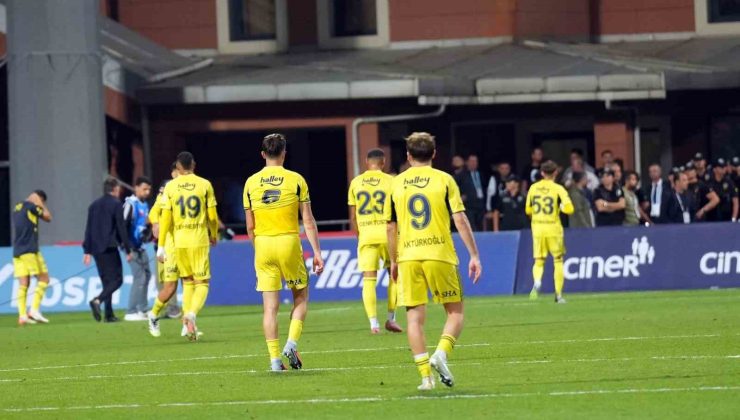 Fenerbahçe, Kasımpaşa’ya 12 maç sonra puan kaybetti