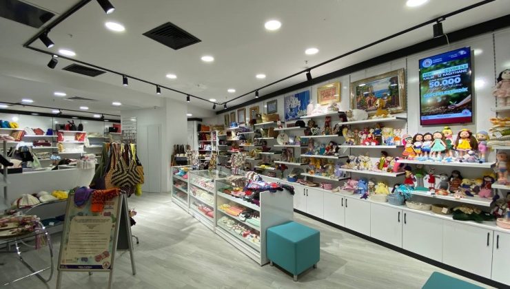 Kadınların el emeği Maharetli Eller Çarşısı’nda değer buluyor