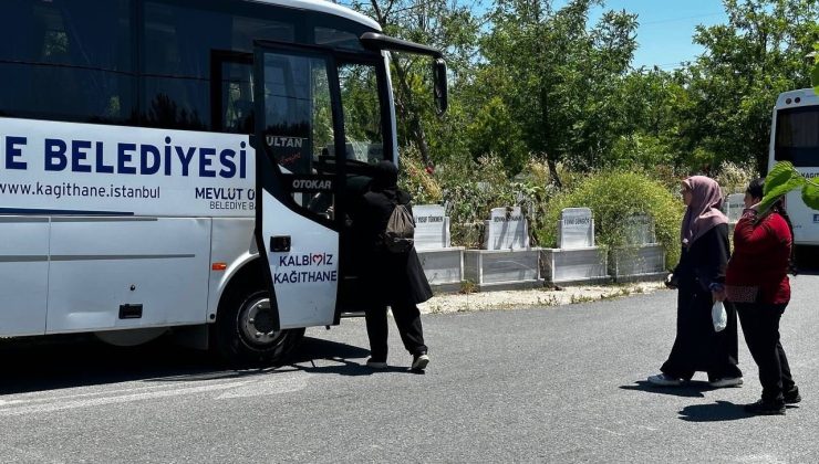 Kağıthane Belediyesi’nden mezarlık ziyaretlerine ücretsiz ulaşım hizmeti