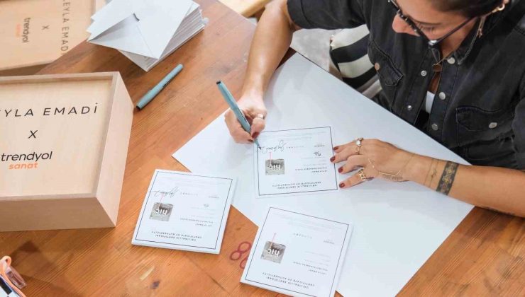 Leyla Emadi’nin “HİÇ” adlı eseri, Trendyol Sanat’ta sanatseverlerle buluşuyor